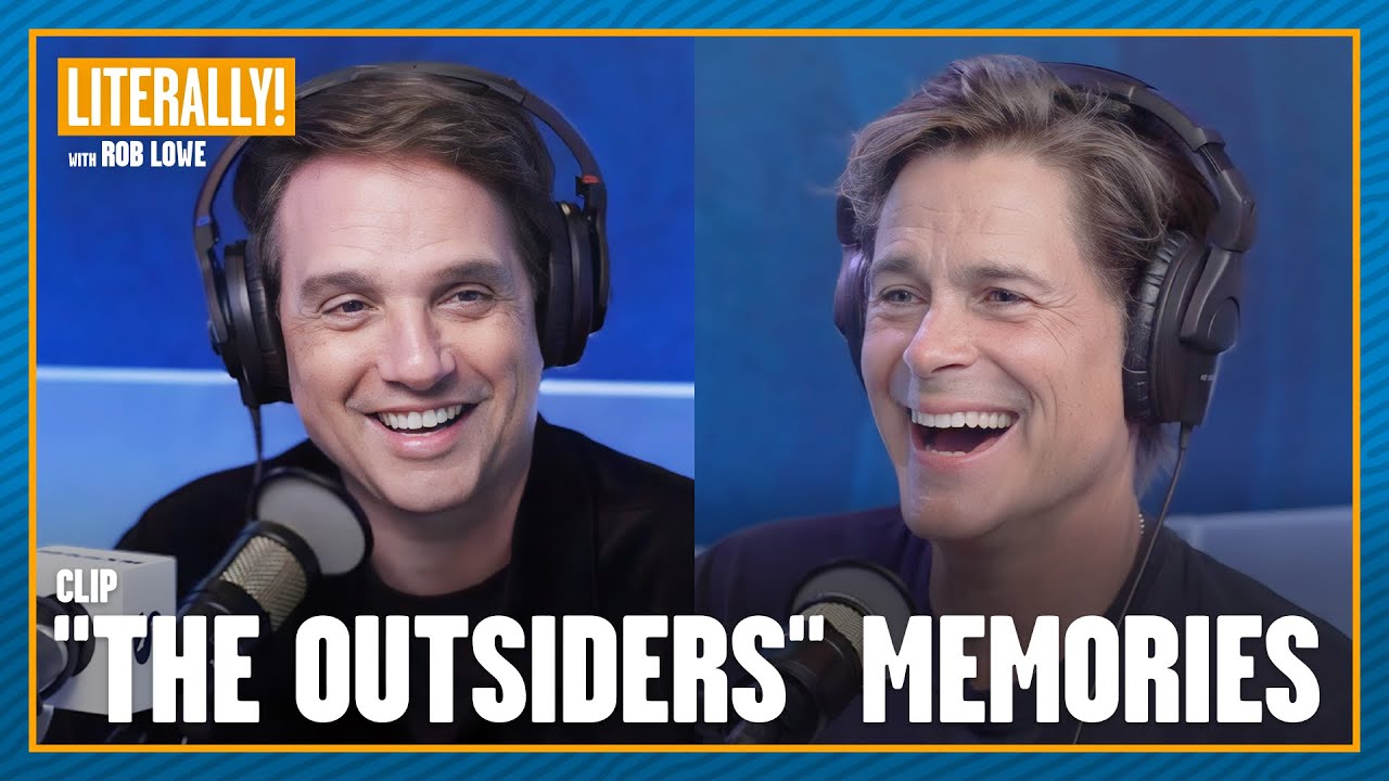 Ralph Macchio & Rob Lowe Remember Making “The Outsiders” | Literally! with Rob Lowe