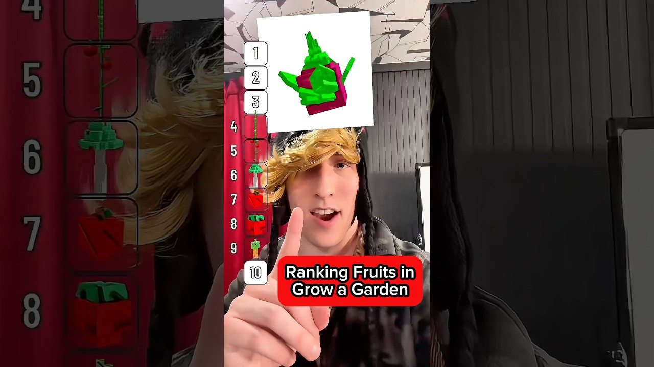 RANKING GROW A GARDEN FRUITS 🥕🌻