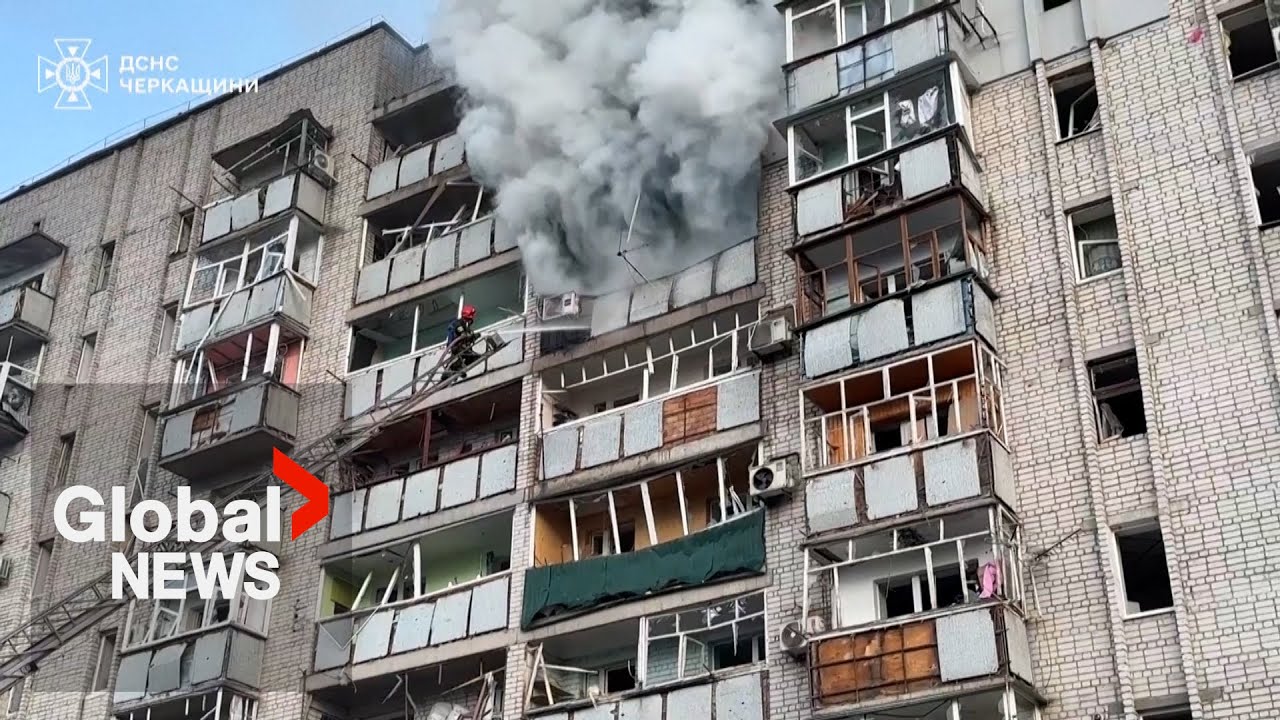 Russia launches over 500 drones, missiles on Ukraine in overnight attack