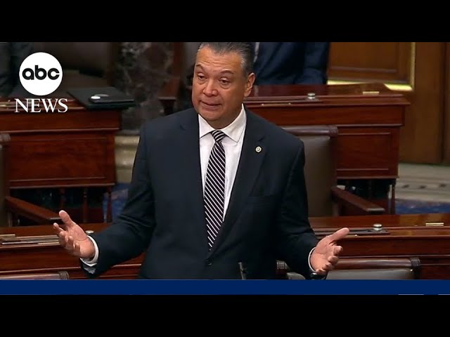 Sen. Alex Padilla emotionally recounts being handcuffed at DHS Sec. Kristi Noem presser