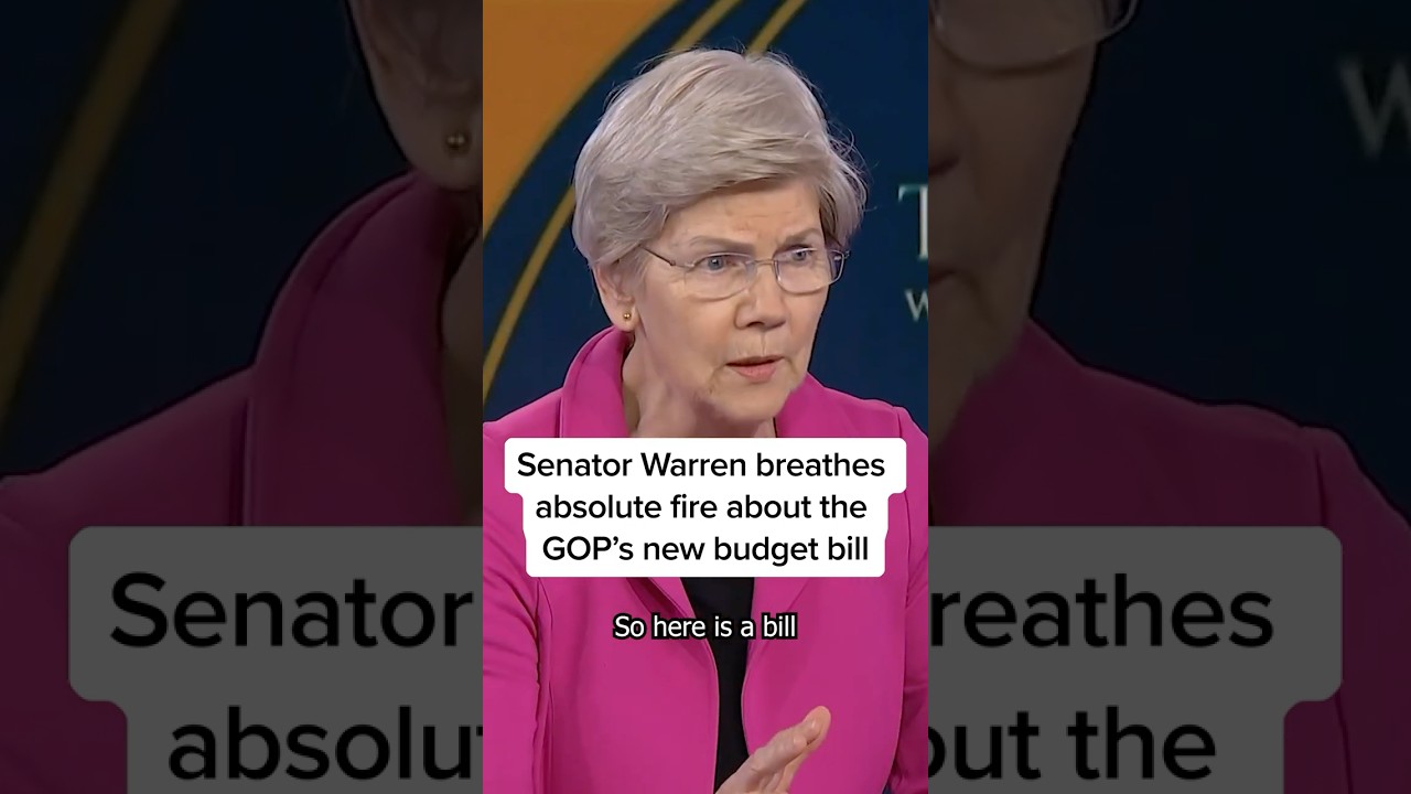 Sen. Warren breathes absolute fire about the GOP’s new budget bill