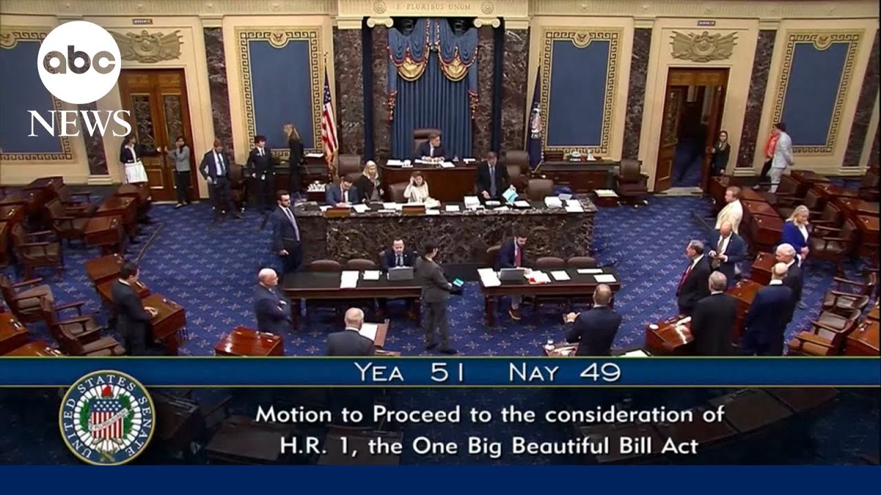 Senate advances the so-called ‘Big Beautiful Bill’ in late-night vote