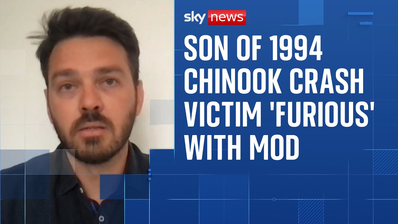 Son of 1994 Chinook helicopter crash victim ‘furious’ as documents ‘sealed for 100 years’