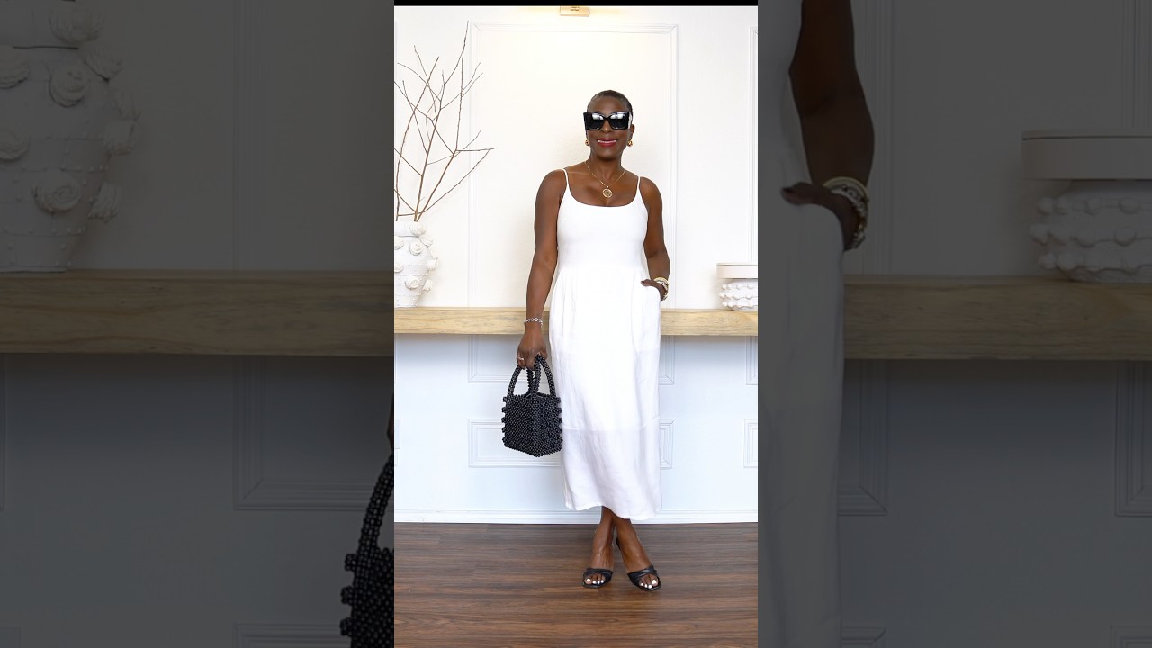 Summer Dresses #styleafter50 #quince #Amazon #fashionover40 #styleafter50