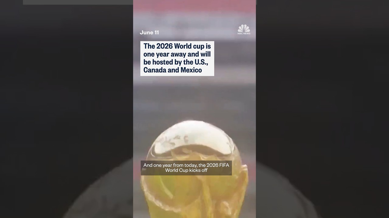 The 2026 World Cup is one year away and will be hosted by the U.S., Canada and Mexico