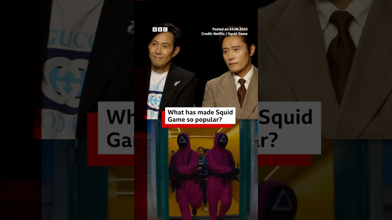 The final series of Squid Game comes out this week. #SquidGames #Netflix #BBCNews