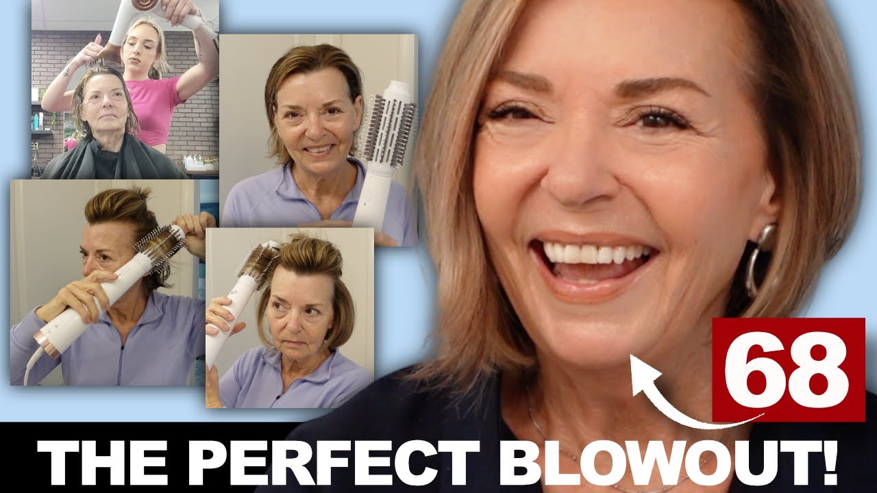 The PERFECT BLOWOUT! Lasts for DAYS! Hair Styling Over 50| Over 60