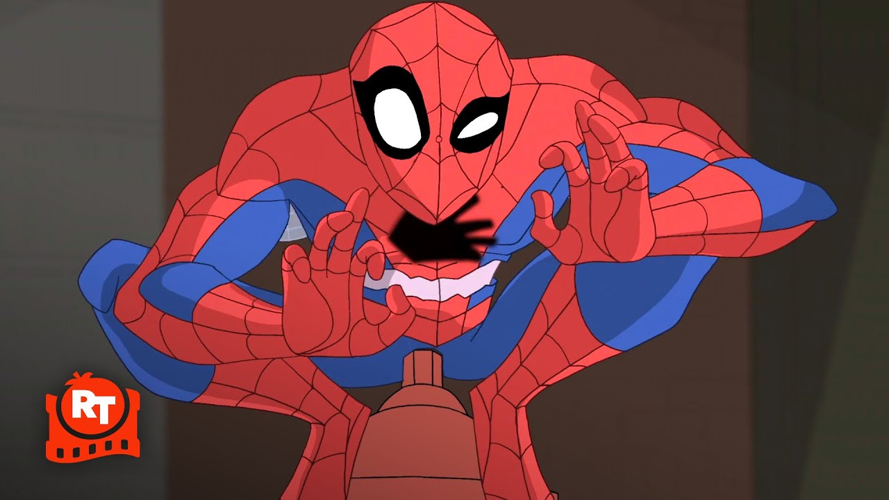 The Spectacular Spider-Man – Spider-Man Beats Molten Man (S2E11) | Movieclips