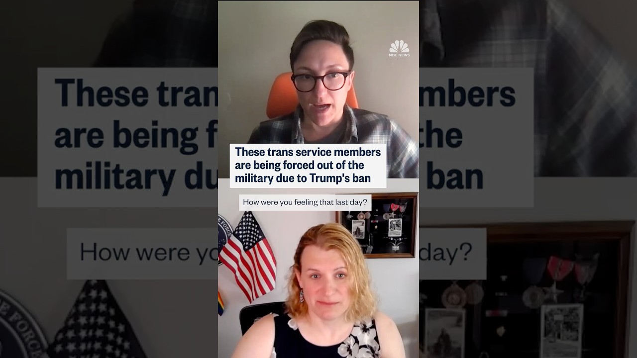 These trans service members are being forced out of the military due to Trump’s ban