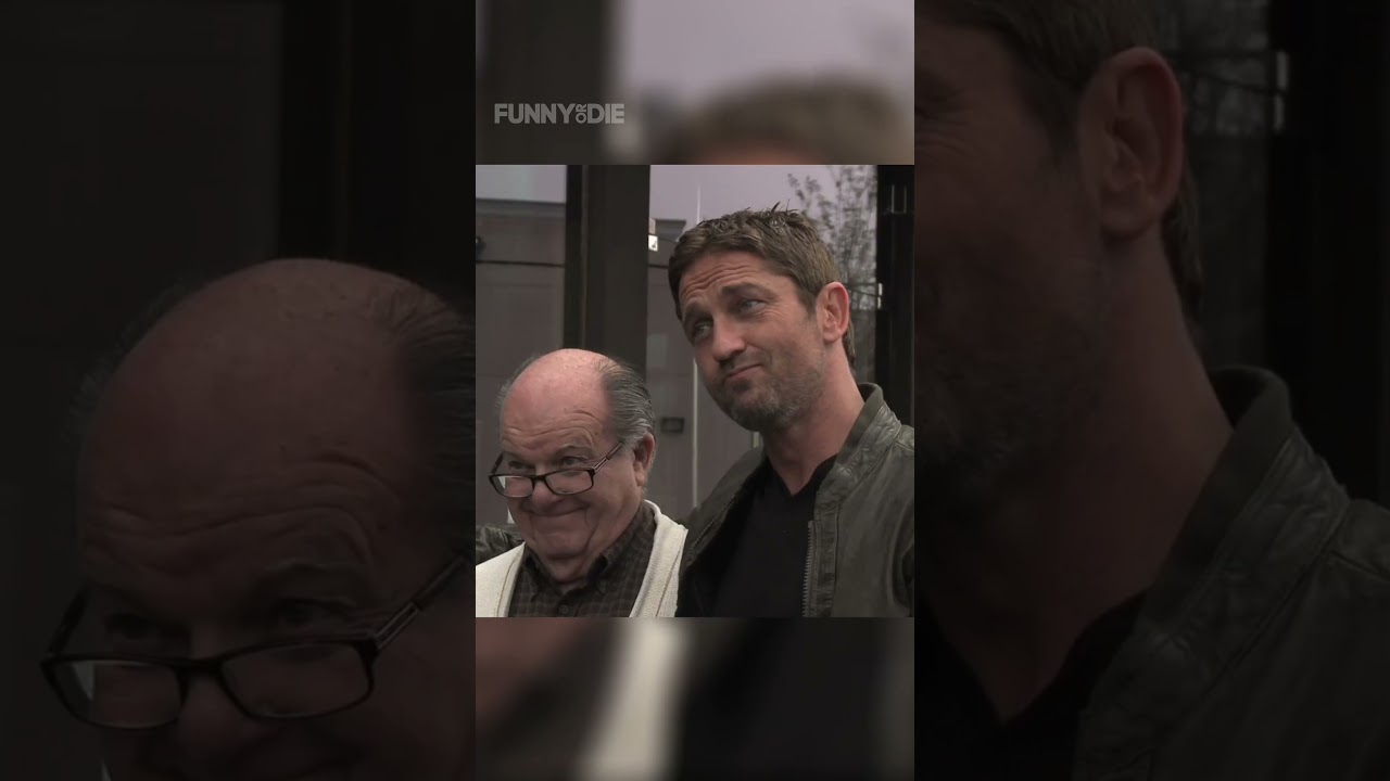 This Gerard Butler Prank Took A WILD Turn: Grandpa’s a CAMERA?!
