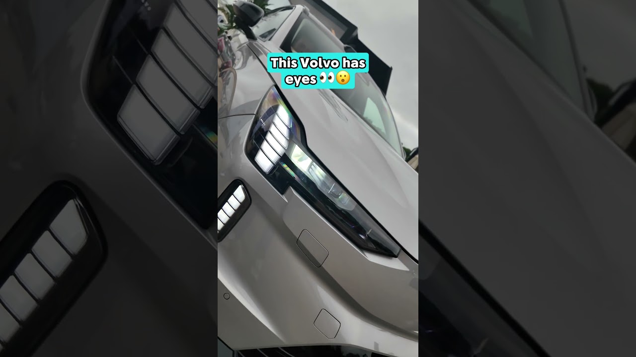 This Volvo has eyes 👀😮