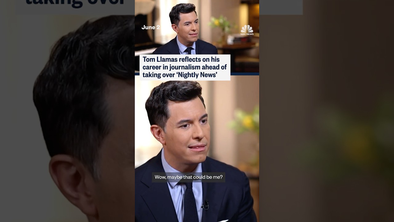 Tom Llamas reflects on his career in journalism ahead of taking over ‘Nightly News’