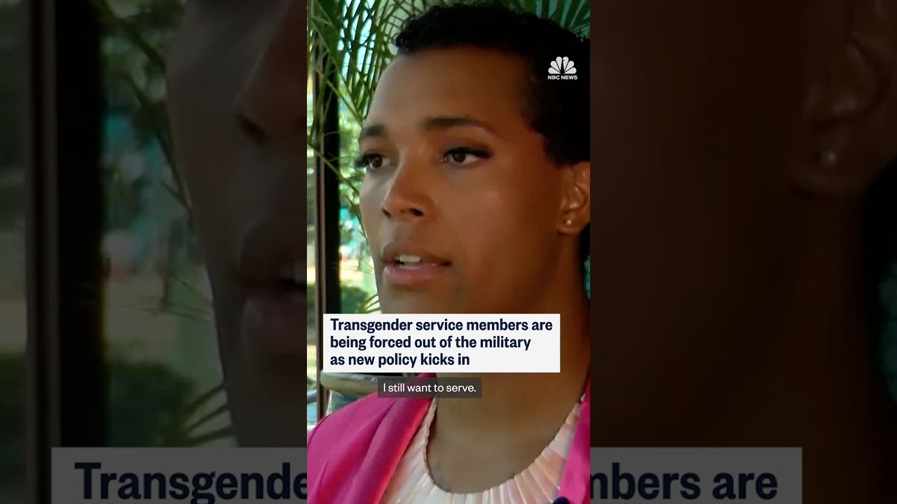 Transgender service members are being forced out of the military as new policy kicks in