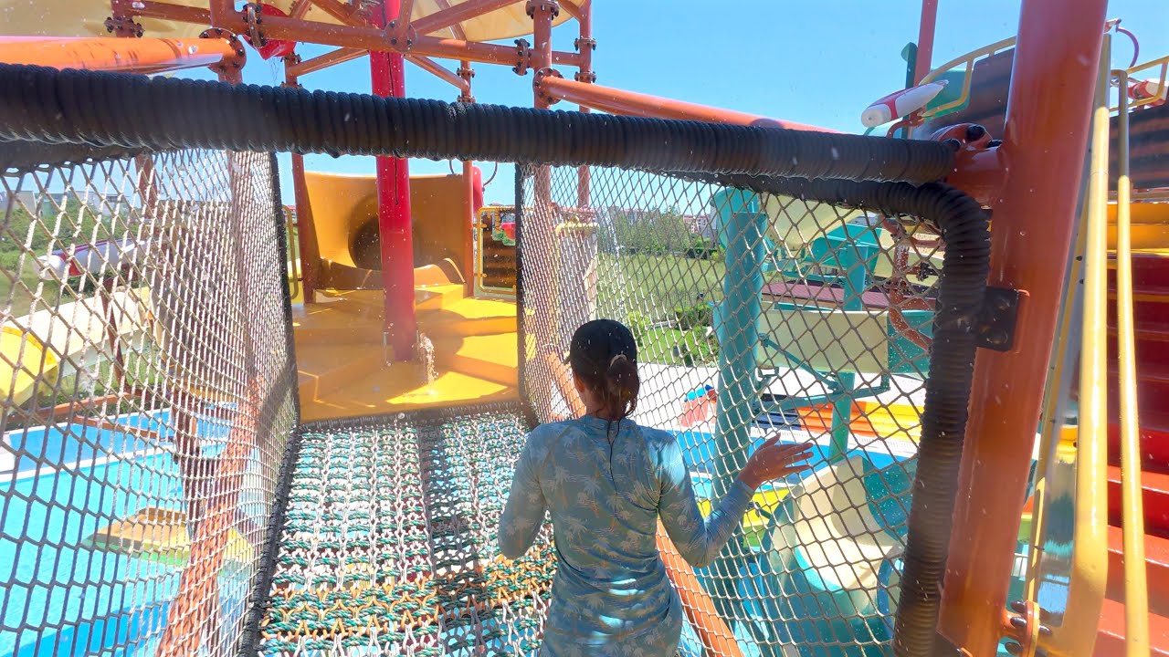 Treasure Island’s Brown Water Slide at Aquapark Nessebar 🇧🇬