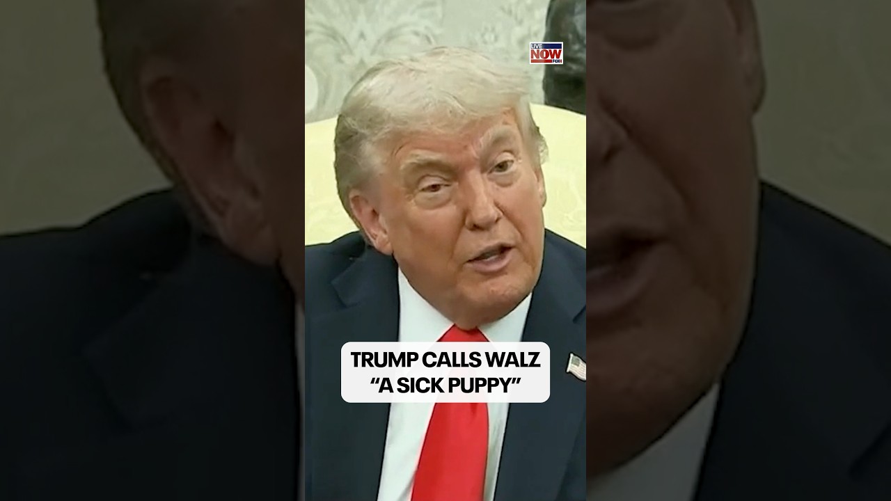 Trump calls MN Governor & former Democratic VP candidate Tim Walz “a sick puppy”