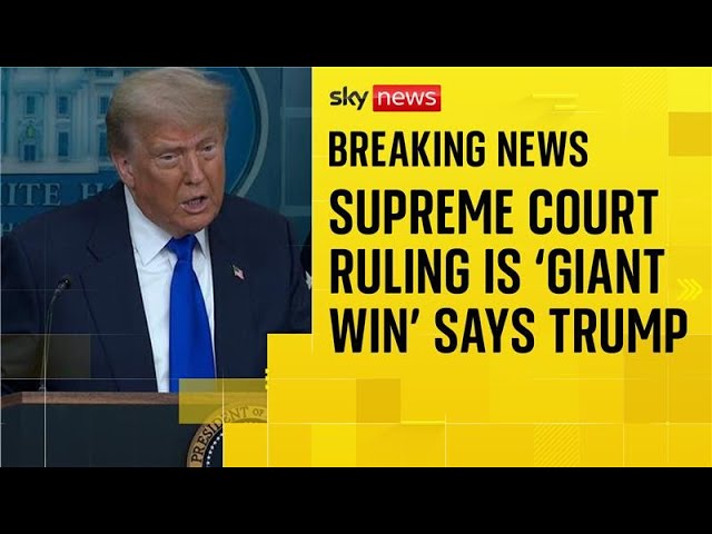 Trump’s administration given go ahead to end automatic birthright citizenship in the US