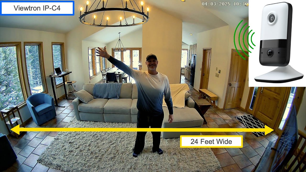 Viewtron Wireless IP Camera with Wide Angle Lens