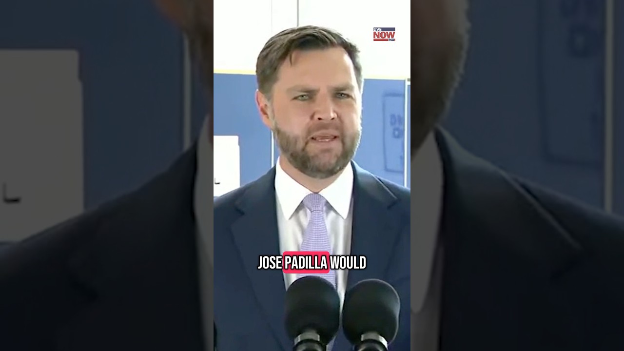 VP Vance calls Sen. Alex Padilla “Jose” during news conference