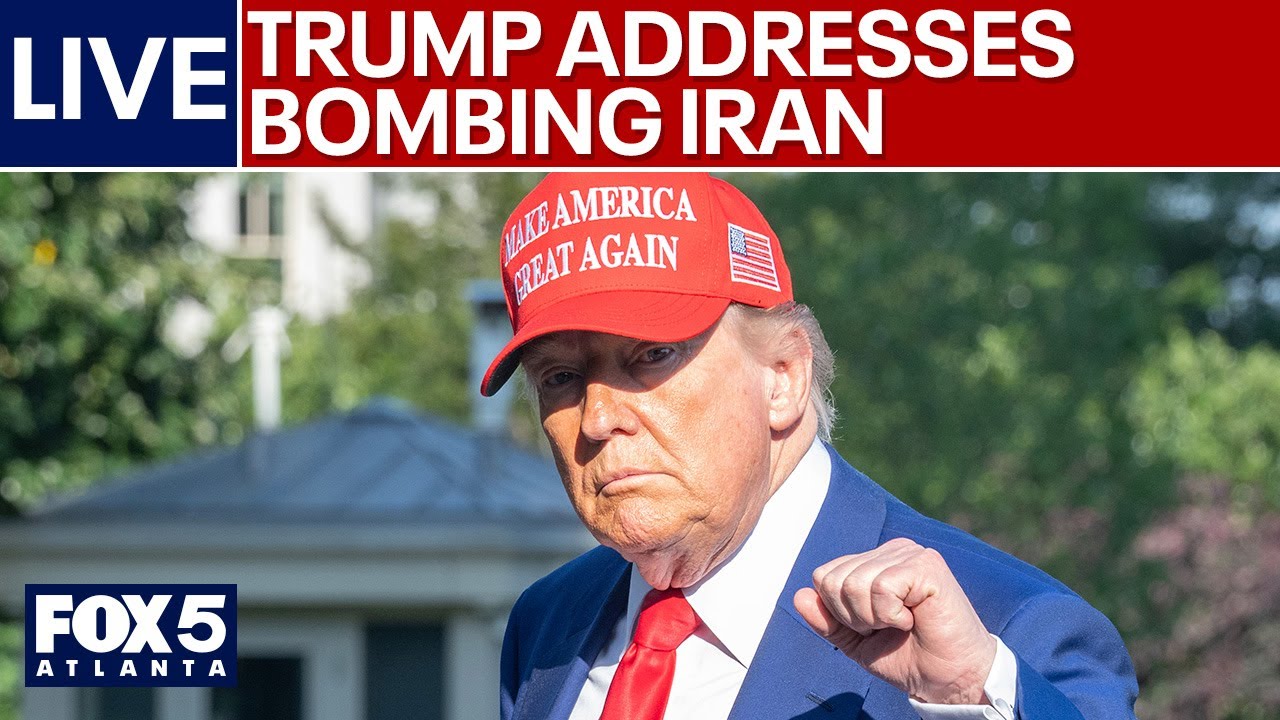 WATCH LIVE: President Trump addresses U.S. bombing Iran | FOX 5 News