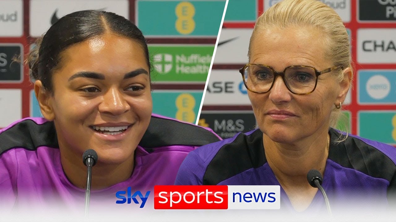 “We’re excited!” | Sarina Wiegman & Jess Carter’s press conference ahead of England’s Euros send-off