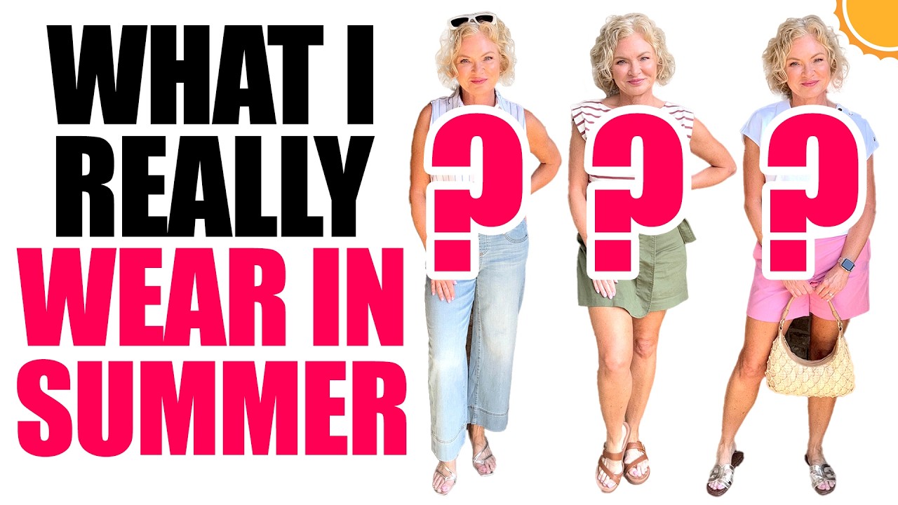 What I REALLY Wear! A Week Of Casual Summer Outfits for Women Over 50