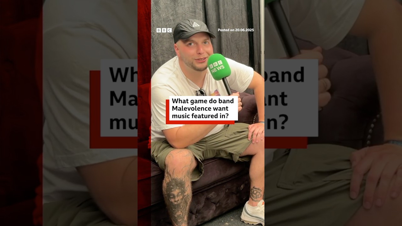What video game do Malevolence want to appear on? #GTAVI #Gaming #DownloadFestival #BBCNews