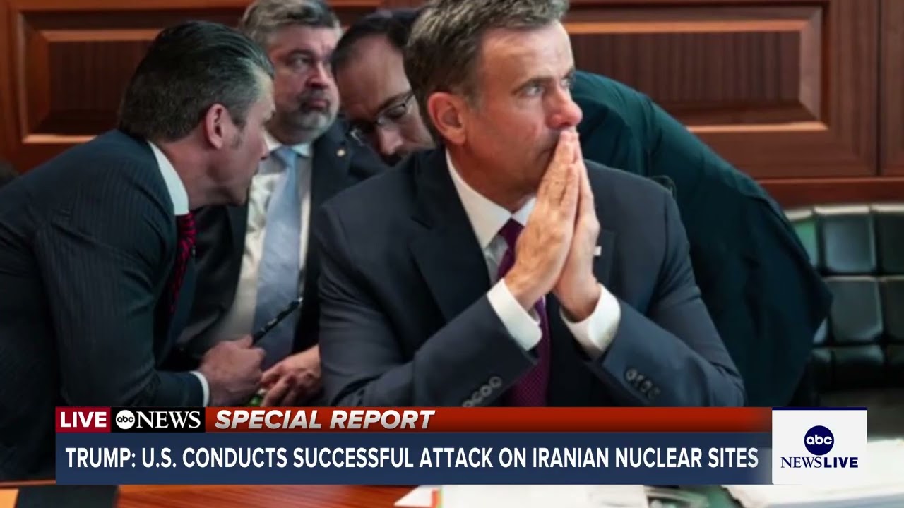 White House releases photos of Pres. Trump inside Situation Room after attack on Iran nuclear sites