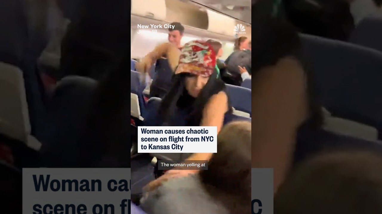 Woman causes chaotic scene on flight from NYC to Kansas City