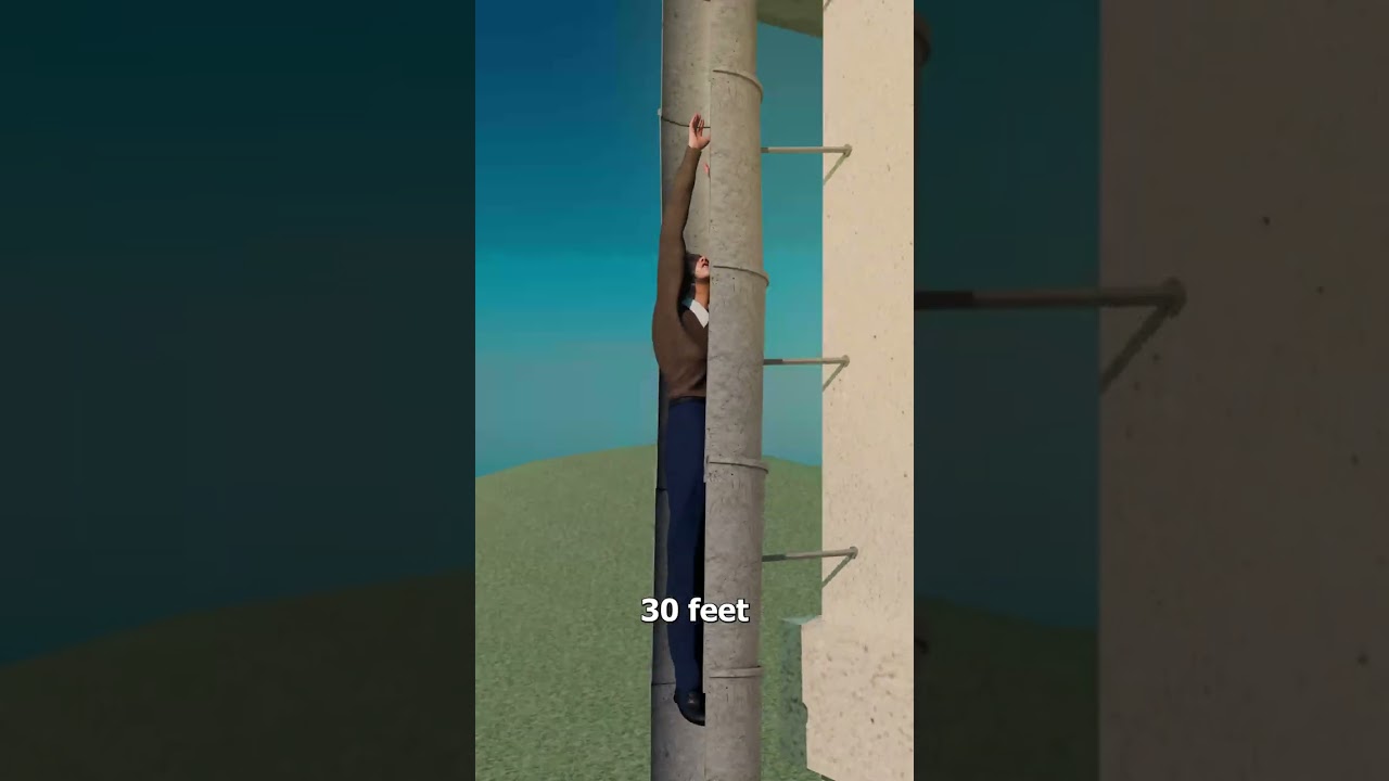 Woman Falls Down Trash Chute 😨