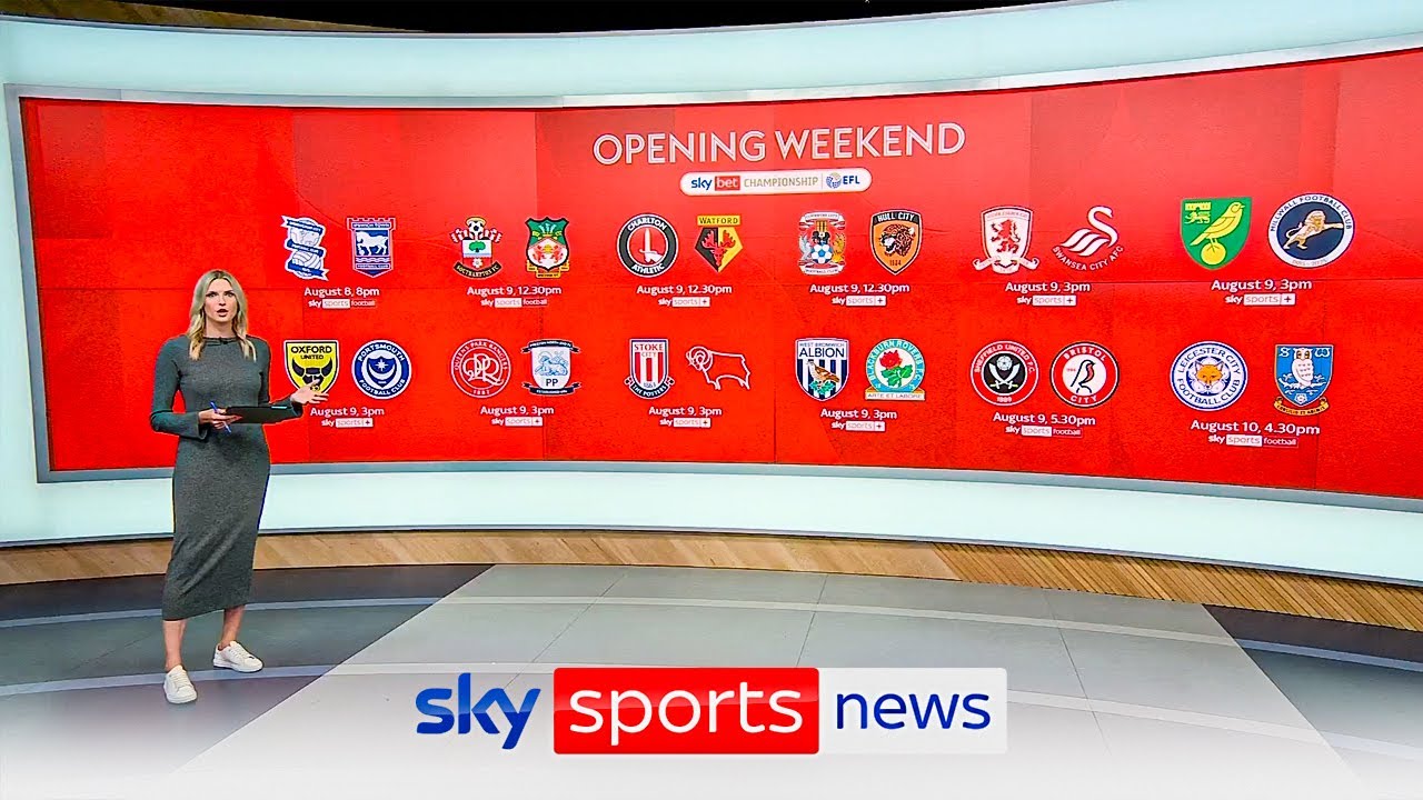 Your opening weekend line-up for the 2025/26 EFL season! 🔥