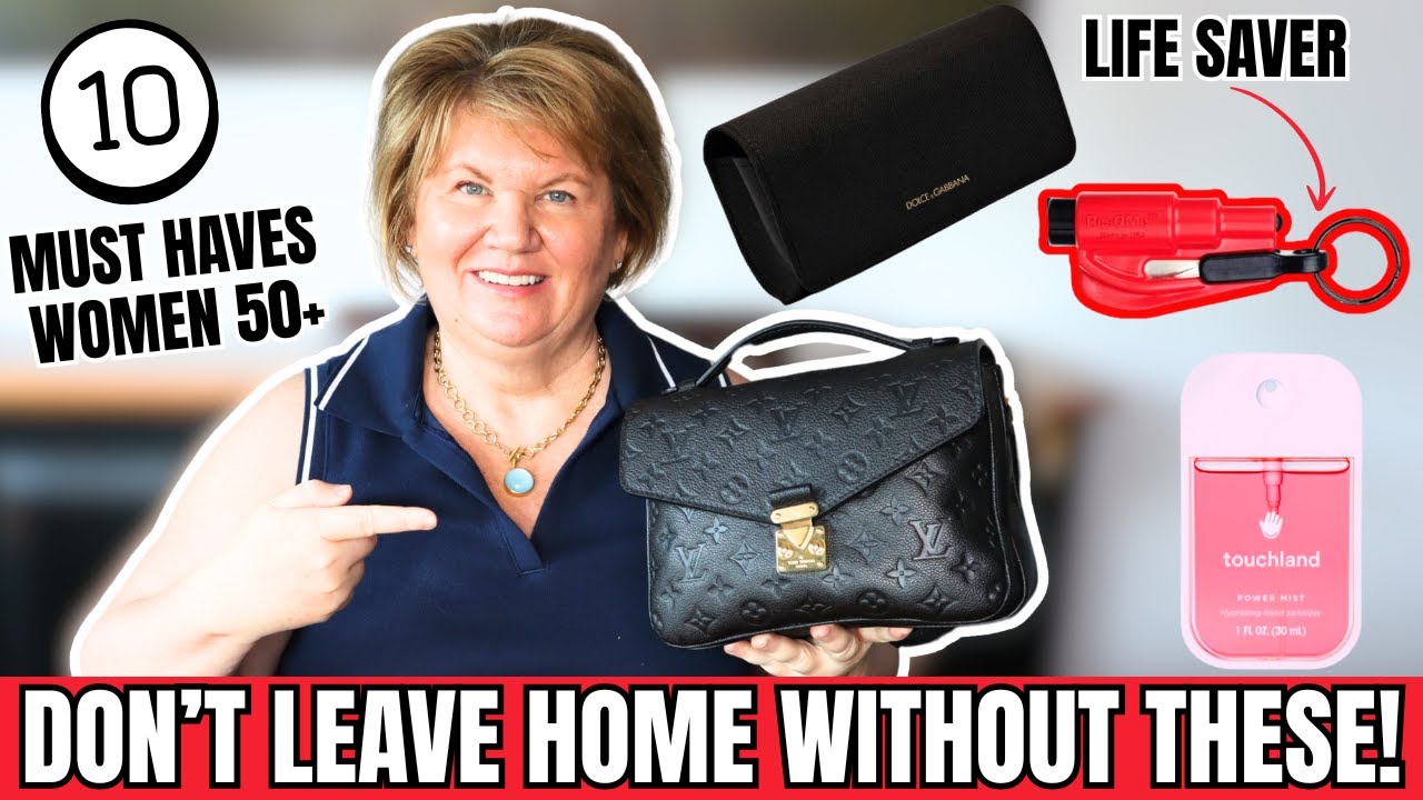 10 Purse Essentials Every Woman Over 50 Should Carry 💼 | What’s In My Bag?