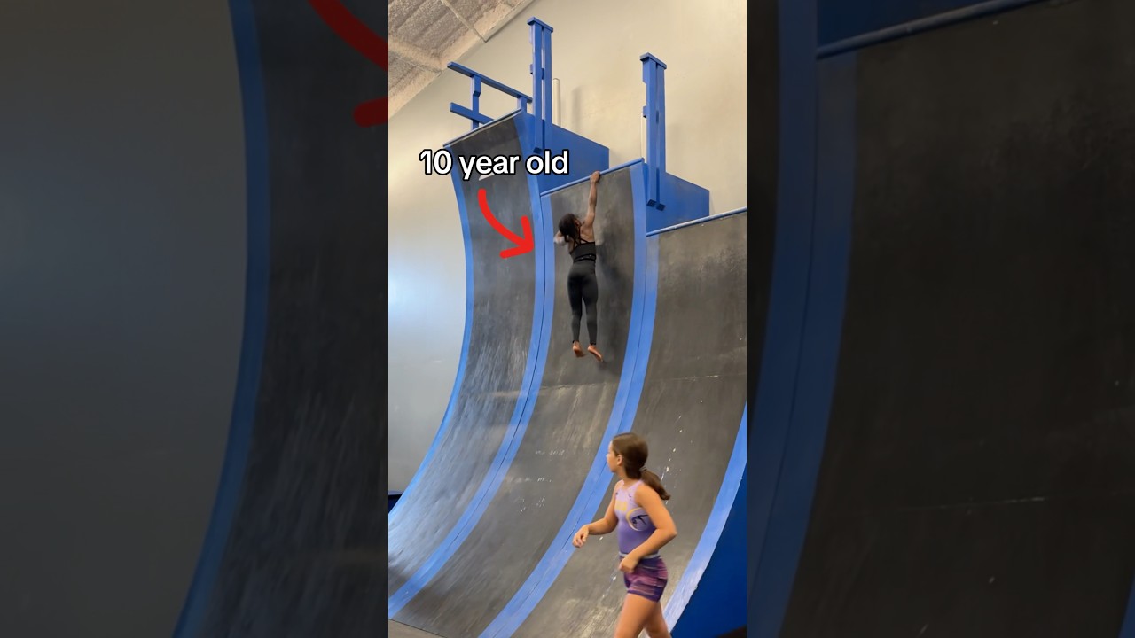 10 vs. 25 year old Ninja Warrior 🥷 #gymnastics #sports #olympics #ninja #ninjawarrior #ninjalife