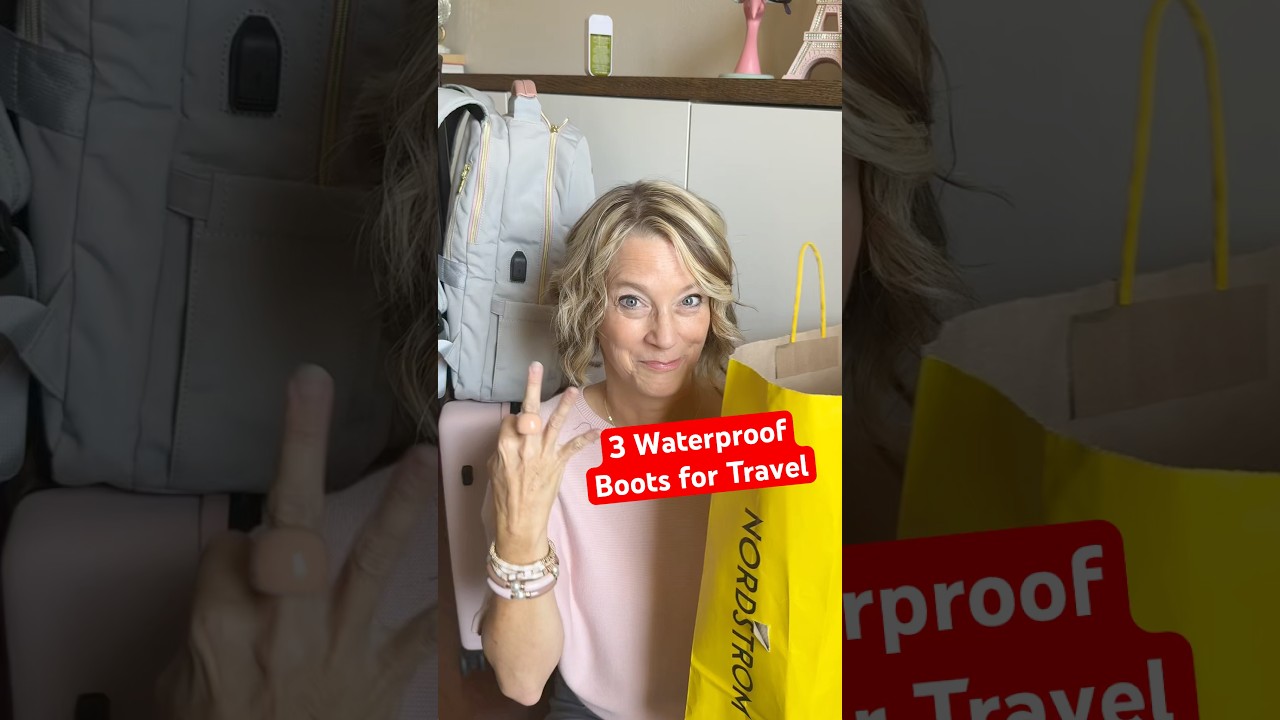 3 Boots With a Low Heel for Travel That are Waterproof #traveltips #waterproof #lowheel