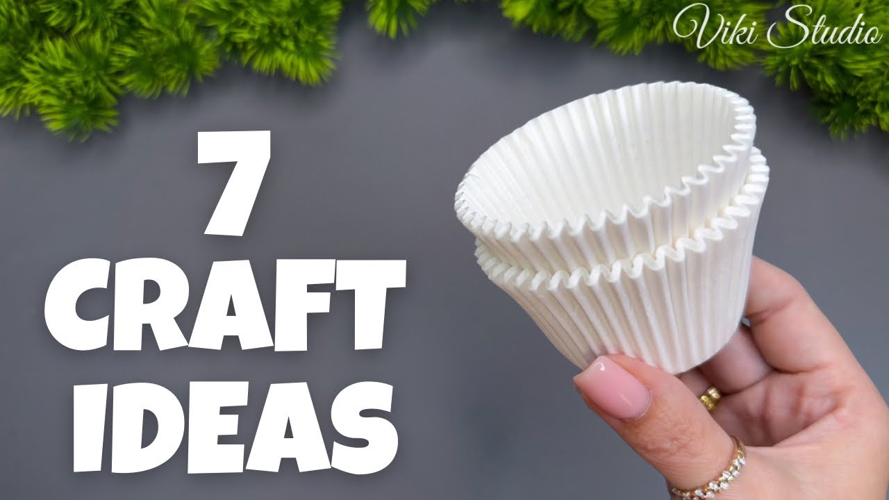 7 IDEAS 💥 Easy Craft Ideas from Cupcake Liners DIY Home Decorations