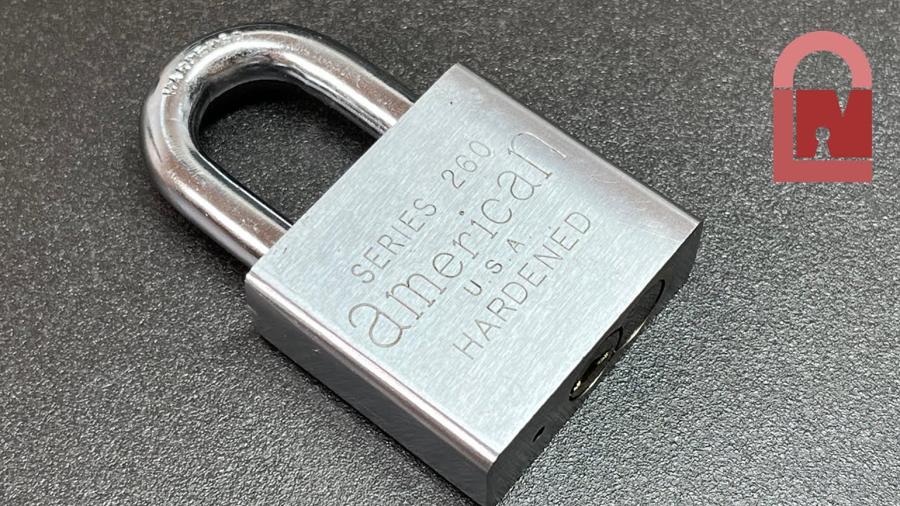 American Lock 260 Picked and Combed