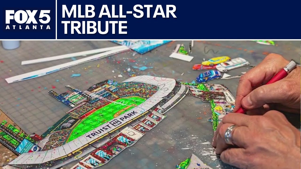 Artist creates 3D tribute to MLB All-Star Game | FOX 5 News