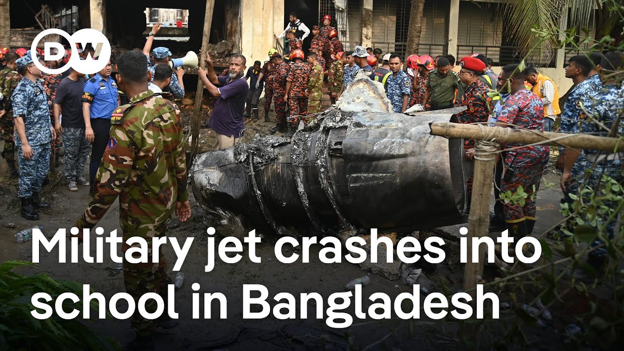 At least 19 killed and 160 injured in Bangladesh plane crash | DW News