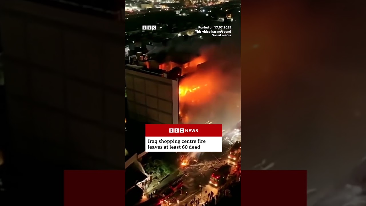 At least 60 people have been killed in a shopping centre fire in Iraq, officials have said. #BBCNews