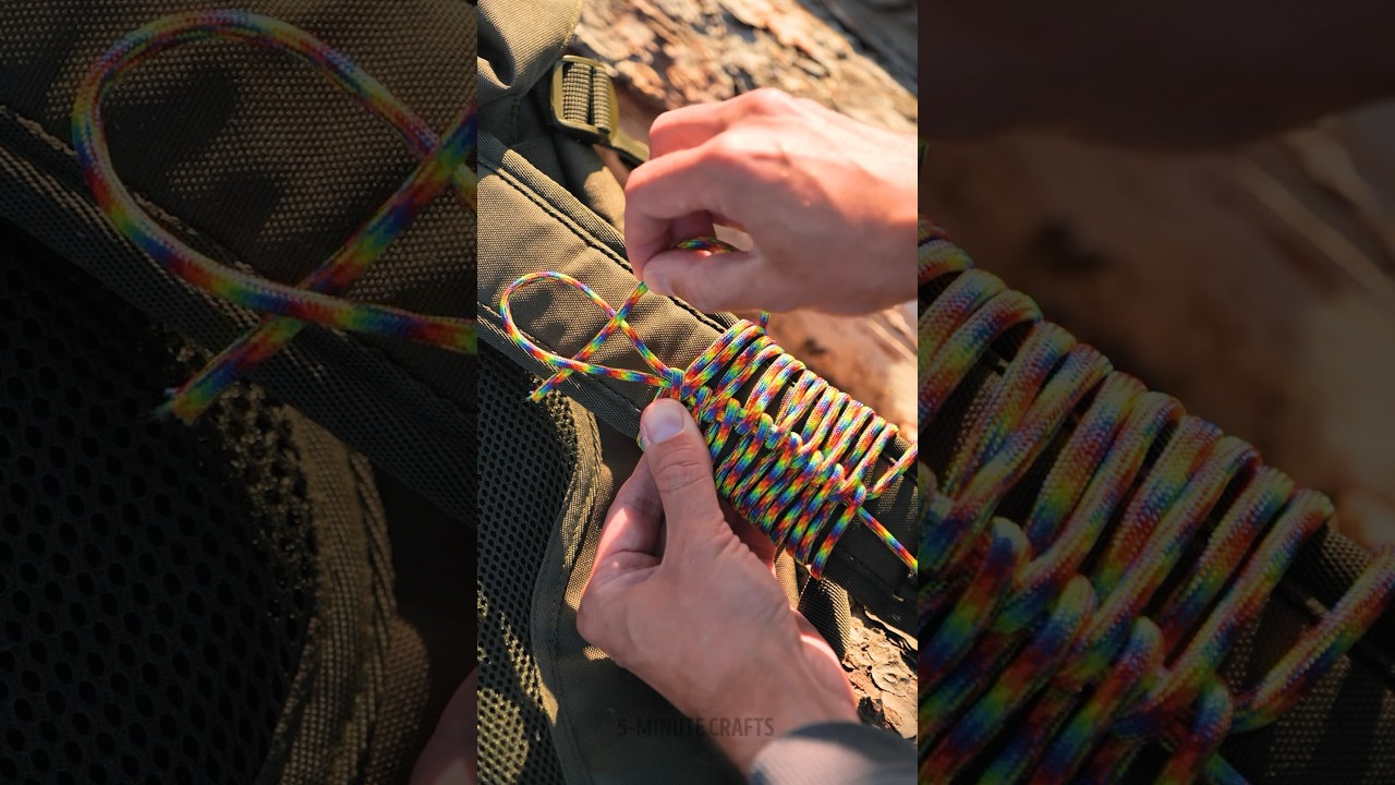 Backpack survival hack revealed—subscribe @pepperell.crafts for more! 🎒