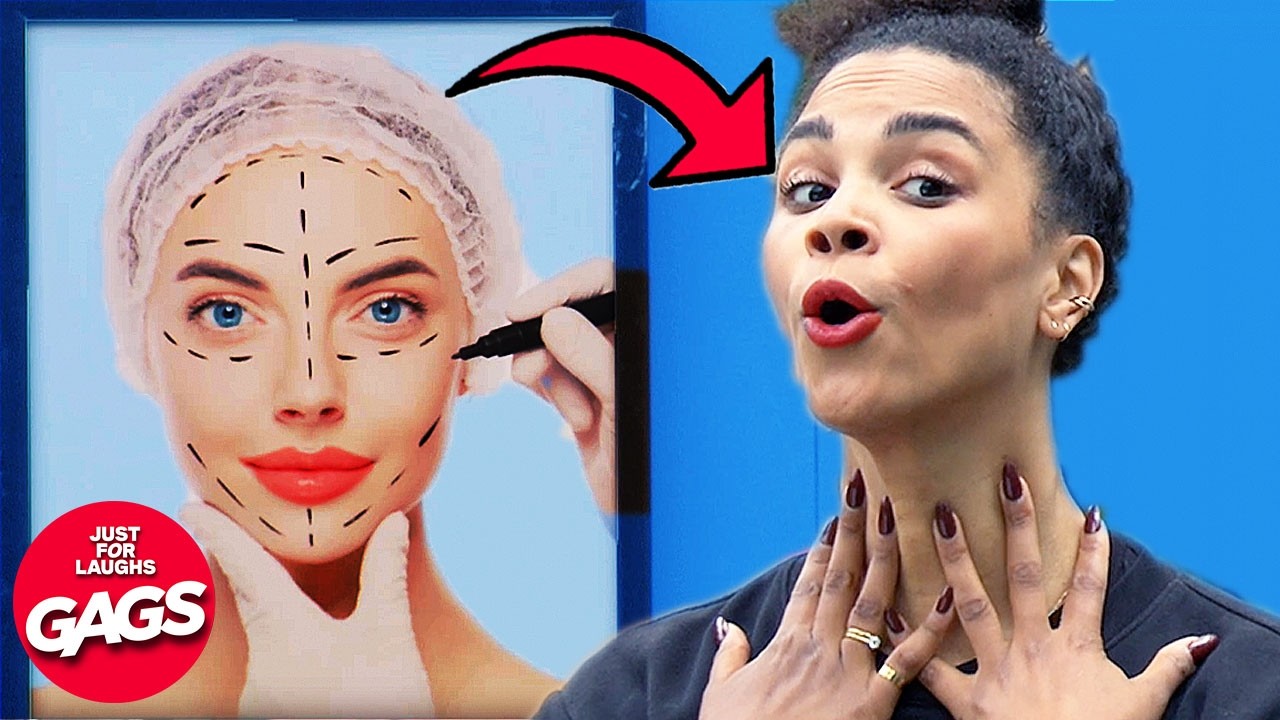 Bad Botox Plastic Surgery Revealed | Just For Laughs Gags
