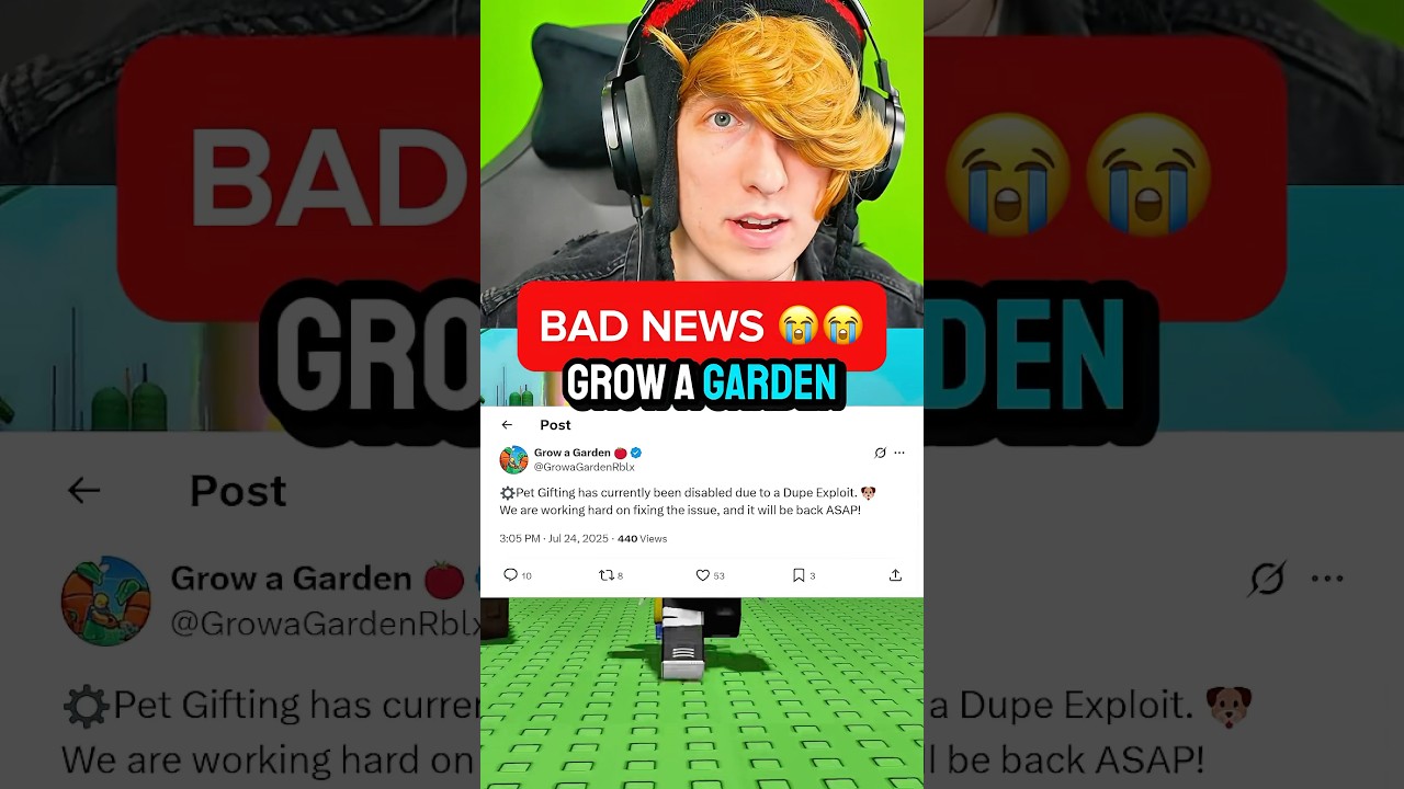 bad news grow a garden 💔