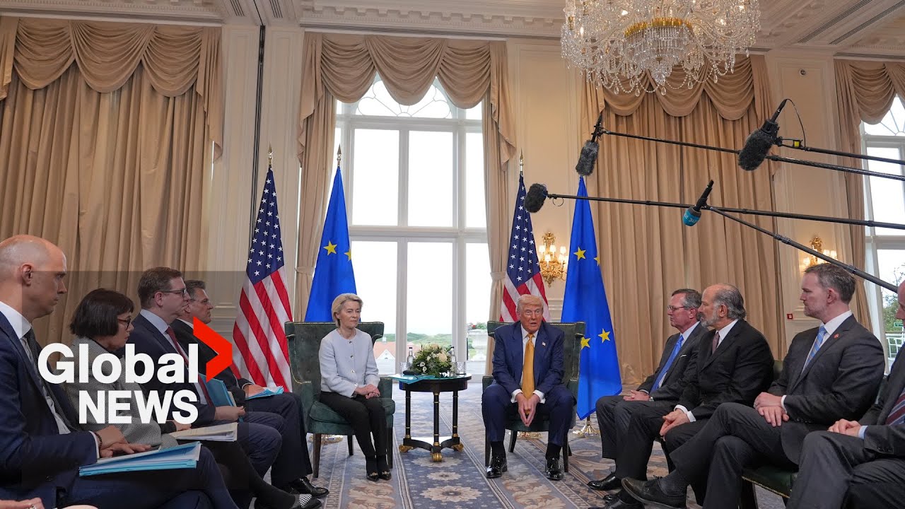 “Biggest deal ever”: Trump announces EU-US trade pact with 15% tariffs