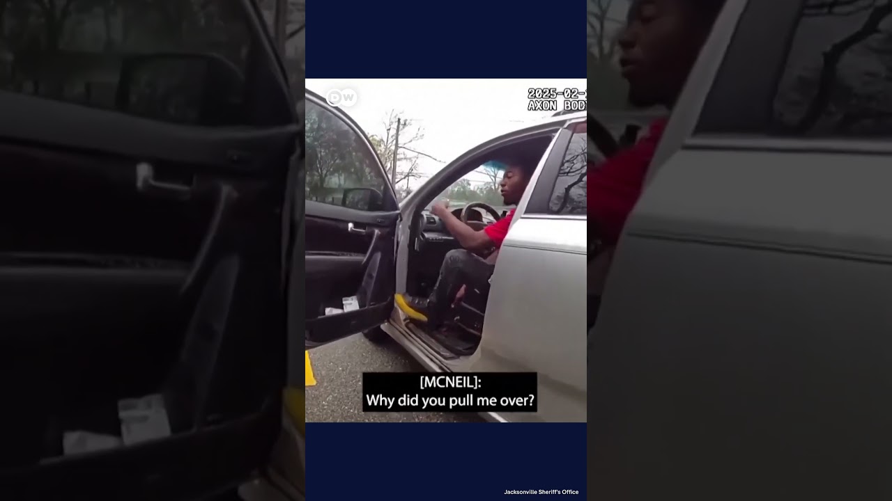 Black man punched and pulled from his car by Florida police officers | DW News