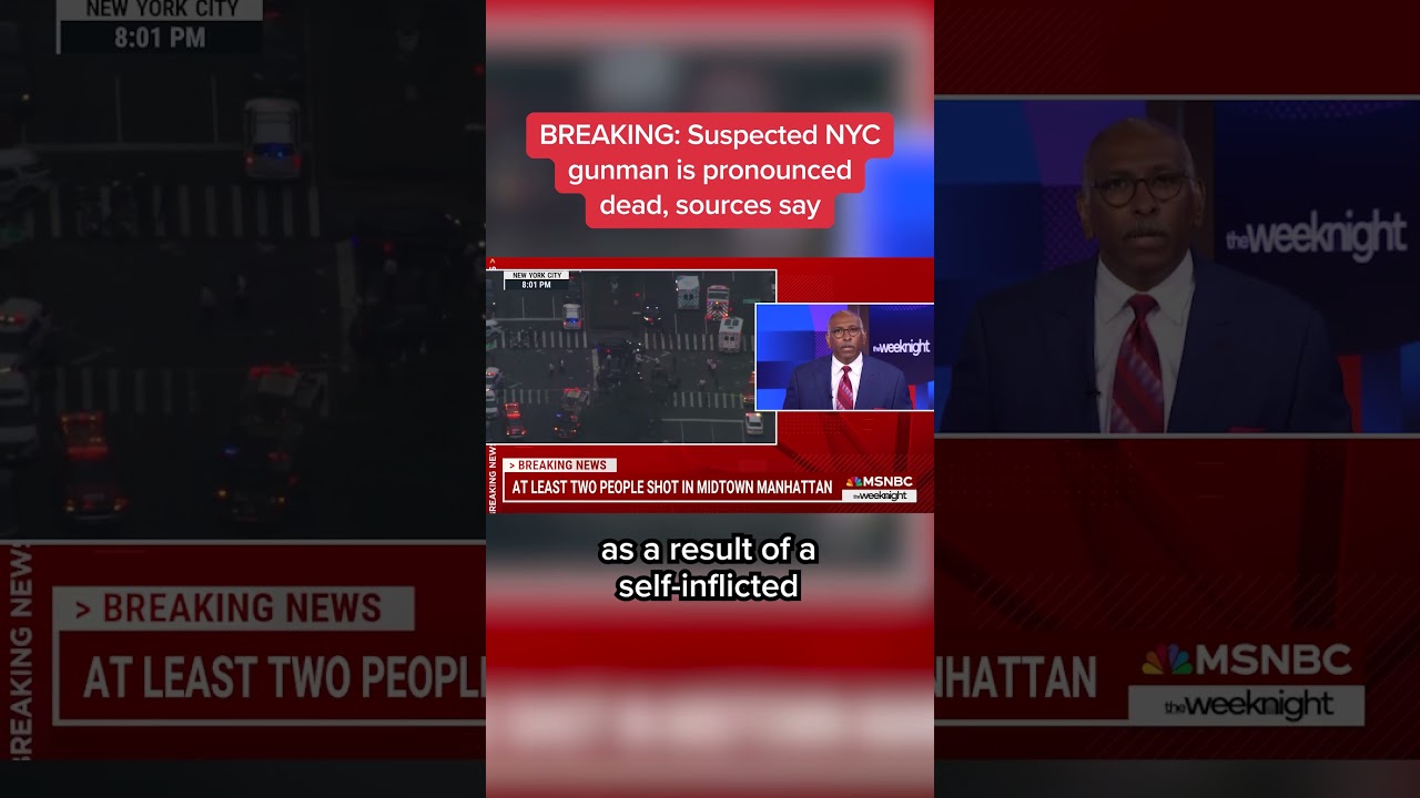 Breaking: Suspected NYC gunman pronounced dead, sources say
