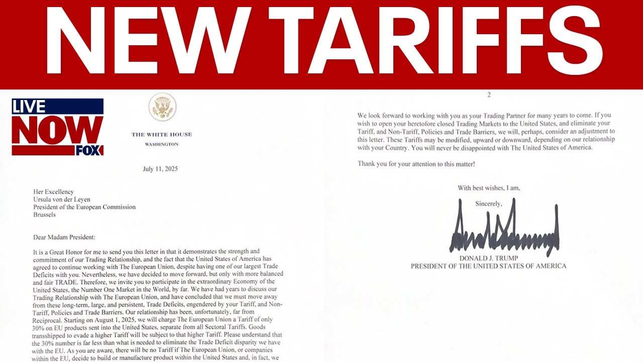 BREAKING: Trump hits EU & Mexico with new 30% tariff rates