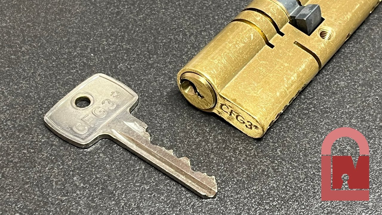 Carl F CFG3* Euro Cylinders Lock Pick and Gut