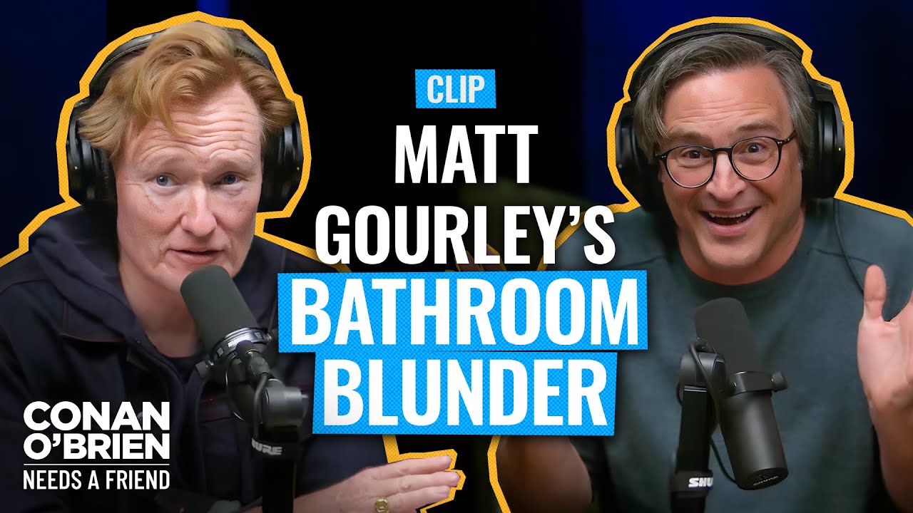 Conan & Sona Roast Gourley For His Kesha Bathroom Blunder | Conan O’Brien Needs A Friend