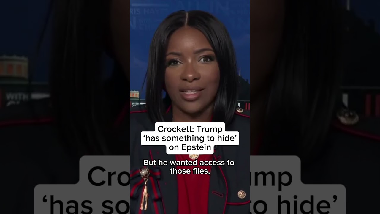 Crockett: Trump ‘has something to hide’ on Epstein