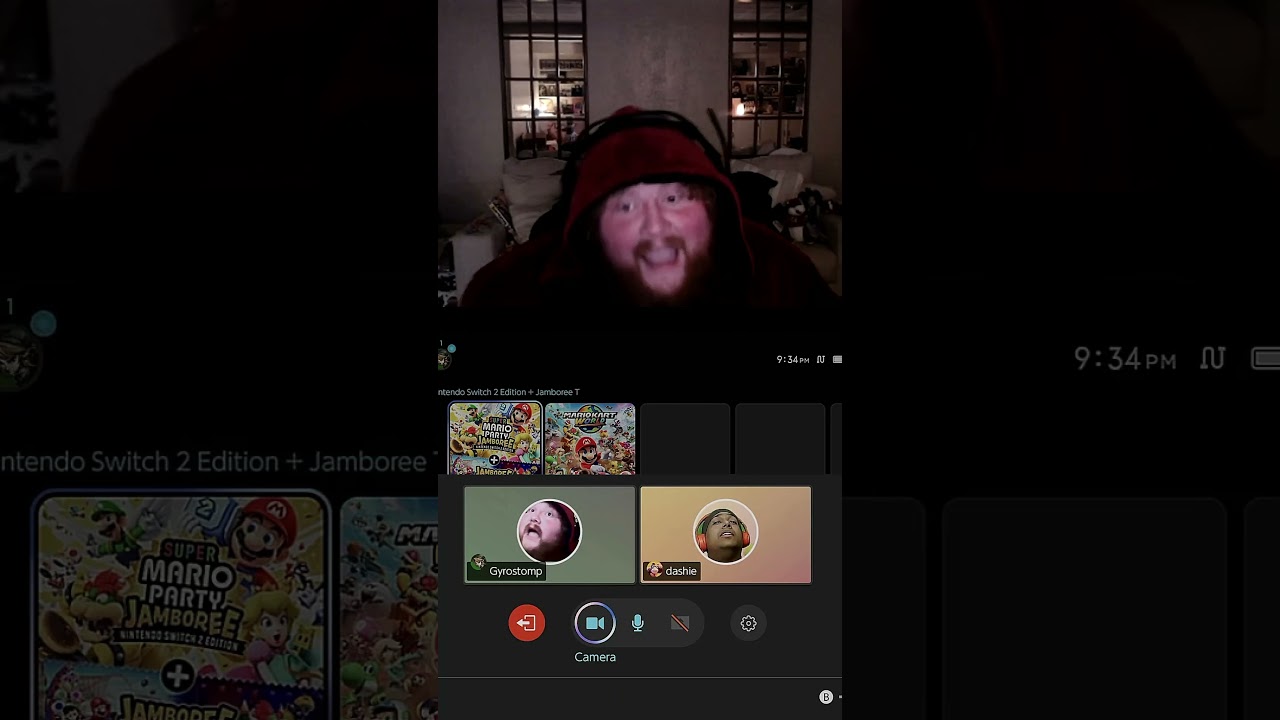 Dashie And I Did A Face Reveal #marioparty #dashiegames #caseoh #caseohclips #funny