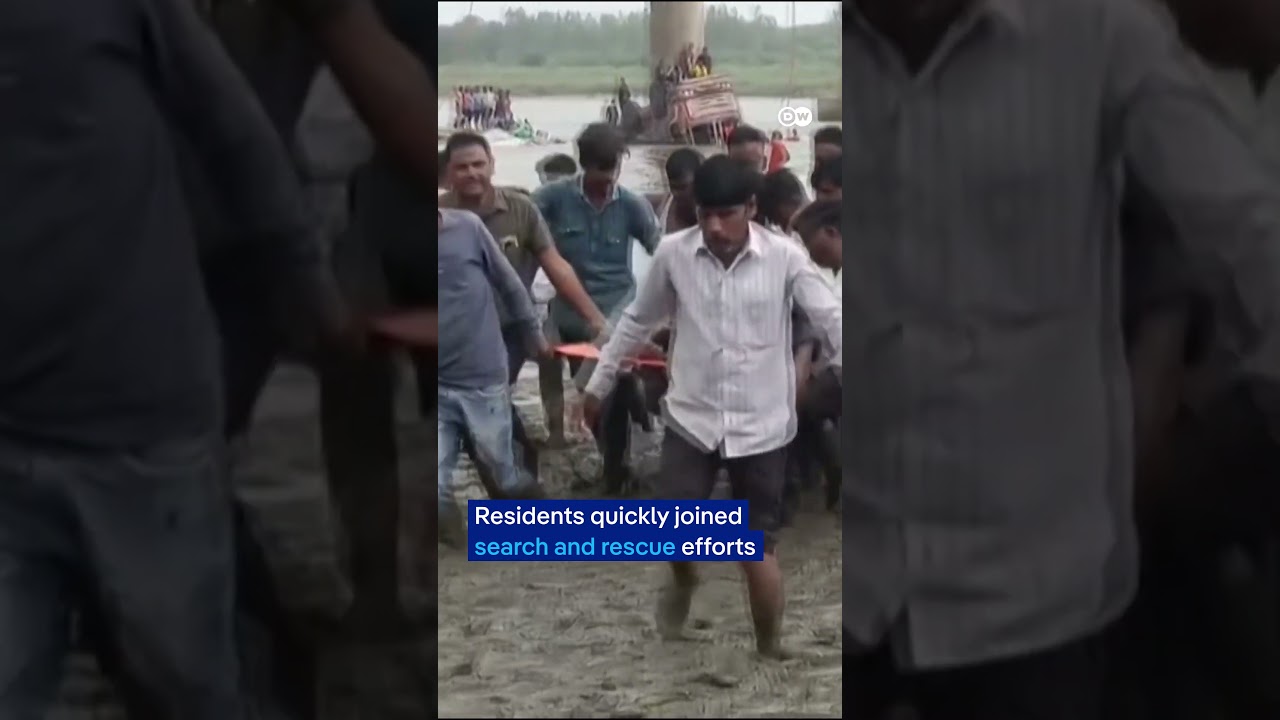 Deadly bridge collapse in India | DW News